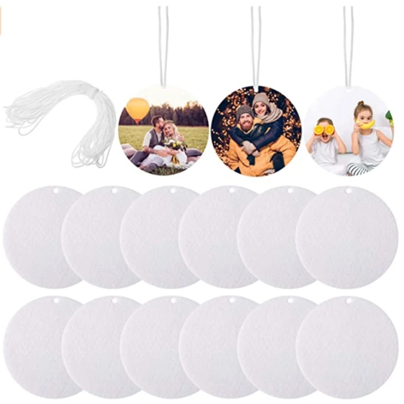 L5YD 10 Pcs Sublimation Air Freshener Blanks Car Scented Hanging Felt White Fragrant Sheets with Bags Elastic Rope for Car
L5YD 10 Pcs Sublimation Air Freshener Blanks Car Scented Hanging Felt White Fragrant Sheets with Bags Elastic Rope for Car