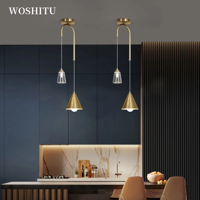 Nordic Crystal Pendant Lamp for Living Room Dining Chandelier Bedside Double-Head Hanging Lamp Creative Model Indoor Lighting
Nordic Crystal Pendant Lamp for Living Room Dining Chandelier Bedside Double-Head Hanging Lamp Creative Model Indoor Lighting
