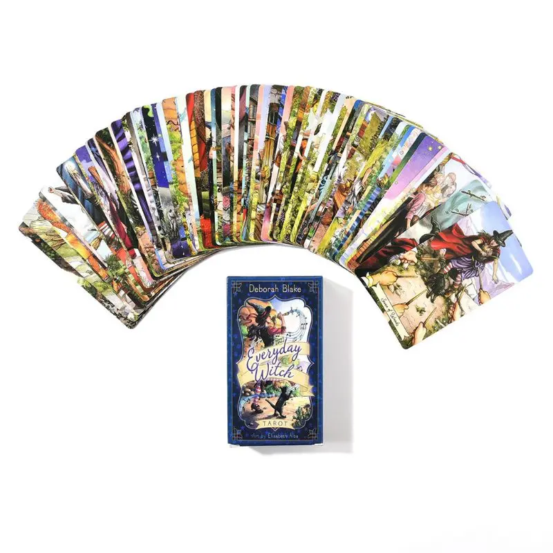 2021 New Everyday Witch Tarot 78 Cards Deck Fate Divination Party Board Game Playing Card
2021 New Everyday Witch Tarot 78 Cards Deck Fate Divination Party Board Game Playing Card