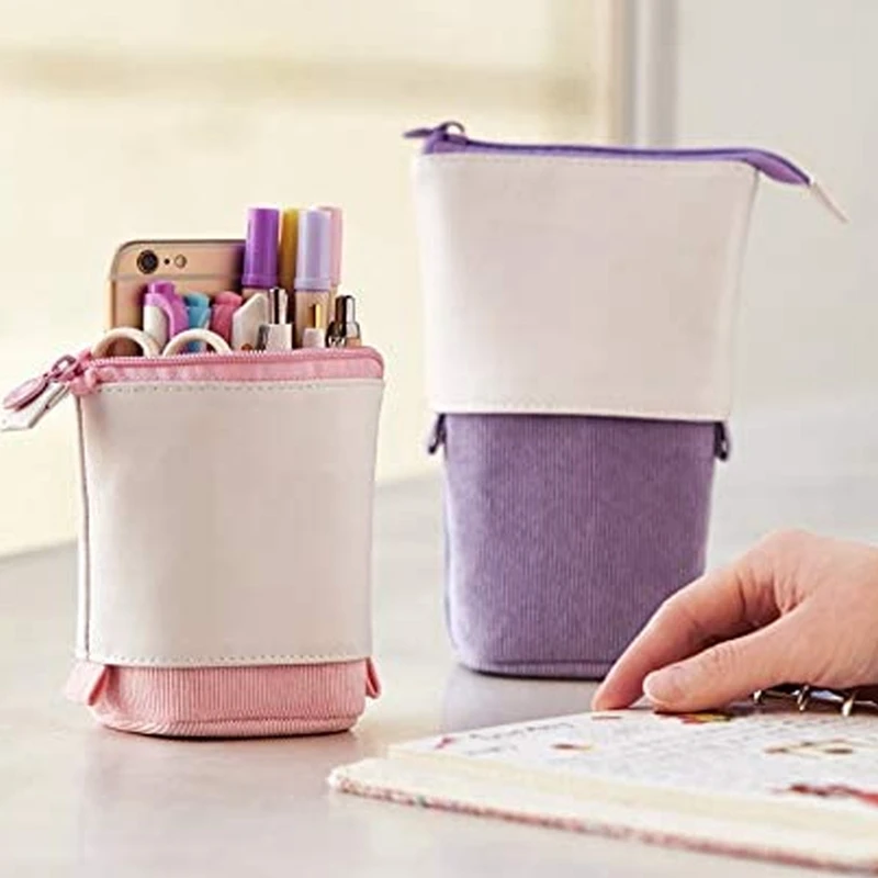Pen Pencil Telescopic Holder Stationery Case, Stand-Up Transformer Bag Colorful Organizer, for Cosmetics Pouch
Pen Pencil Telescopic Holder Stationery Case, Stand-Up Transformer Bag Colorful Organizer, for Cosmetics Pouch