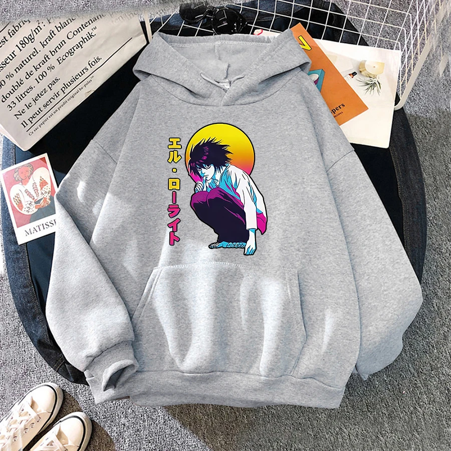 New 2021 Harajuku Japanese Anime Death Note Cartoon image printed men's/women's autumn/winter loose hoodies Couple Sweatshirt
New 2021 Harajuku Japanese Anime Death Note Cartoon image printed men's/women's autumn/winter loose hoodies Couple Sweatshirt