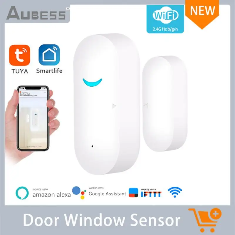 Aubess Tuya Smart WiFi Door Window Sensor Door Open / Closed Detectors Wifi Home Alarm Compatible With Alexa Google Home
Aubess Tuya Smart WiFi Door Window Sensor Door Open / Closed Detectors Wifi Home Alarm Compatible With Alexa Google Home