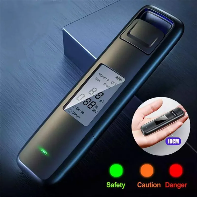 New Portable Non-Contact Alcohol Breath Tester with Digital Display Screen USB Rechargeable Breathalyzer Analyzer High Accuracy
New Portable Non-Contact Alcohol Breath Tester with Digital Display Screen USB Rechargeable Breathalyzer Analyzer High Accuracy