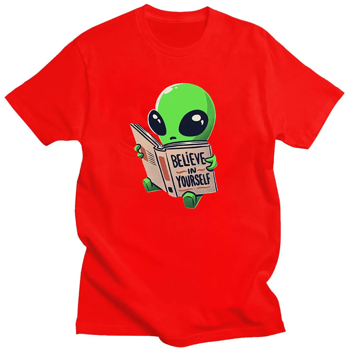 2021 Hot Sale Green Alien Prints Believe In Yourself Oversized T-Shirts Casual Wear Comfortable Fashion Summer O-neck Streetwear
2021 Hot Sale Green Alien Prints Believe In Yourself Oversized T-Shirts Casual Wear Comfortable Fashion Summer O-neck Streetwear