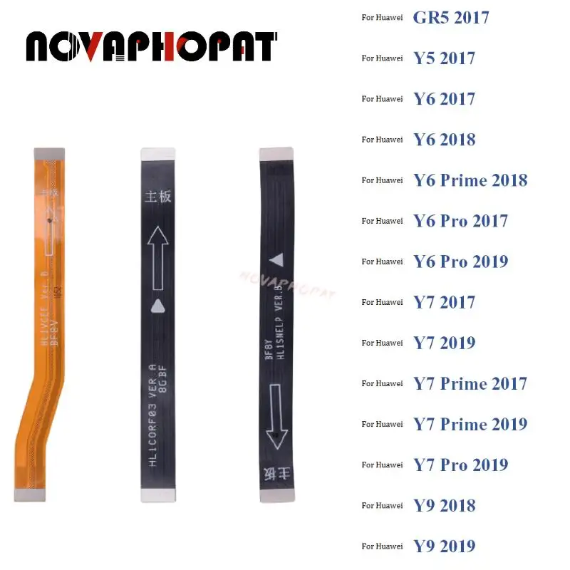 10 шт., гибкий кабель для материнской платы, для Huawei GR5 Y5 Y6 Y7 Y9 Prime Pro 2017 2018 2019