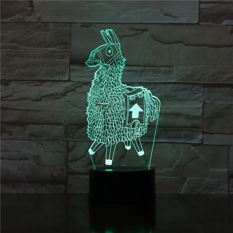 New 3D Lamp Alpaca Llama Nightlight Mood Lamp 7 Color Change Light Base for Birthday Gifts Toys Kids Table Night Lights 1906
New 3D Lamp Alpaca Llama Nightlight Mood Lamp 7 Color Change Light Base for Birthday Gifts Toys Kids Table Night Lights 1906