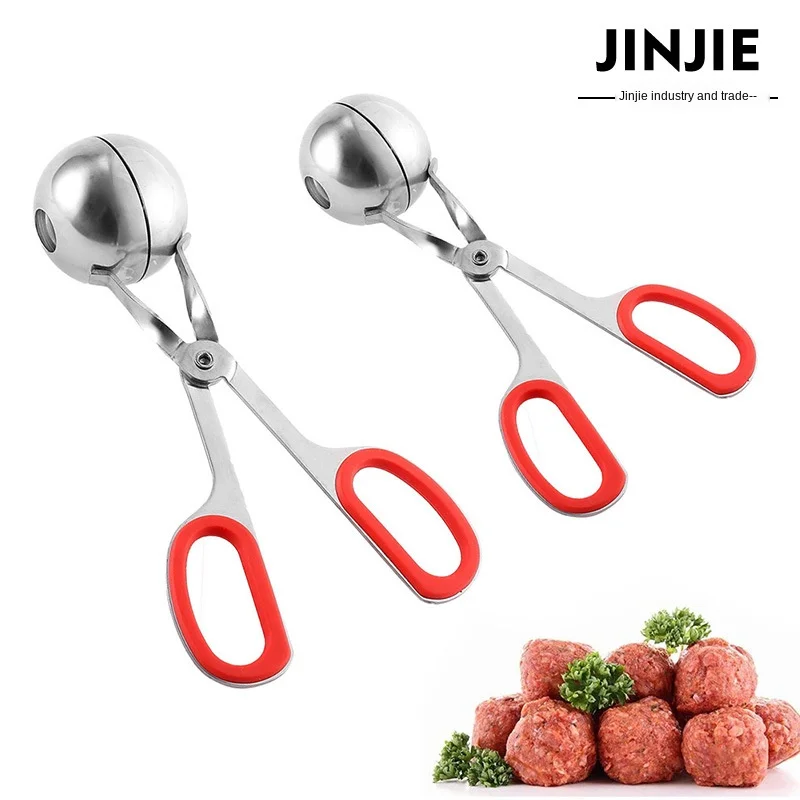 Kitchen Convenient Meatball Maker Stainless Steel Stuffed Meatball Clip DIY Fish Meat Rice Ball Maker Meatball Mold Tools
Kitchen Convenient Meatball Maker Stainless Steel Stuffed Meatball Clip DIY Fish Meat Rice Ball Maker Meatball Mold Tools