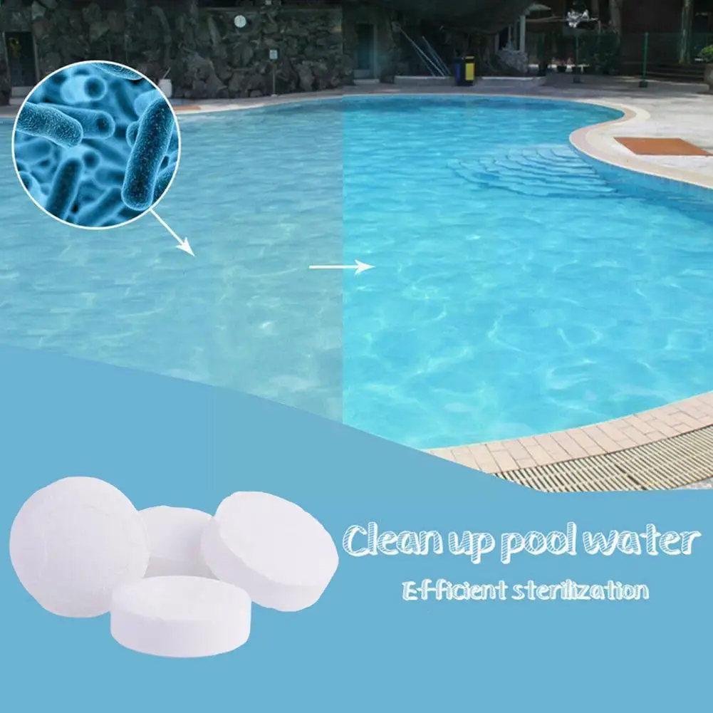 100 G Swimming Pool Cleaning Tablets Disinfection Pills Tablets Effervescent Chlorine Instant Disinfection Water Cleaning L5G8
100 G Swimming Pool Cleaning Tablets Disinfection Pills Tablets Effervescent Chlorine Instant Disinfection Water Cleaning L5G8