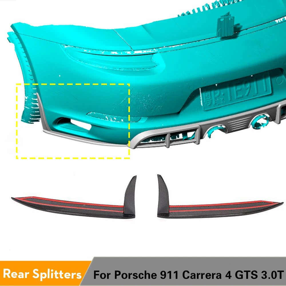 Carbon Fiber Rear Bumper Splitters for Porsche 911 Carrera 4 GTS 3.0T 2017 2018 2019 Carbon Fiber Rear Bumper Diffuser Splitters
Carbon Fiber Rear Bumper Splitters for Porsche 911 Carrera 4 GTS 3.0T 2017 2018 2019 Carbon Fiber Rear Bumper Diffuser Splitters