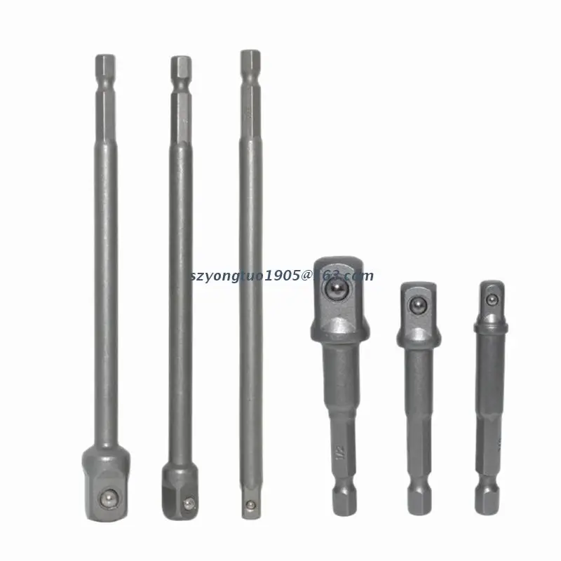 6 шт., удлинитель для дрели, с шестигранным хвостовиком, 1/4 дюйма, 3/8 дюйма, 1/2 дюйма 
6 шт., удлинитель для дрели, с шестигранным хвостовиком, 1/4 дюйма, 3/8 дюйма, 1/2 дюйма