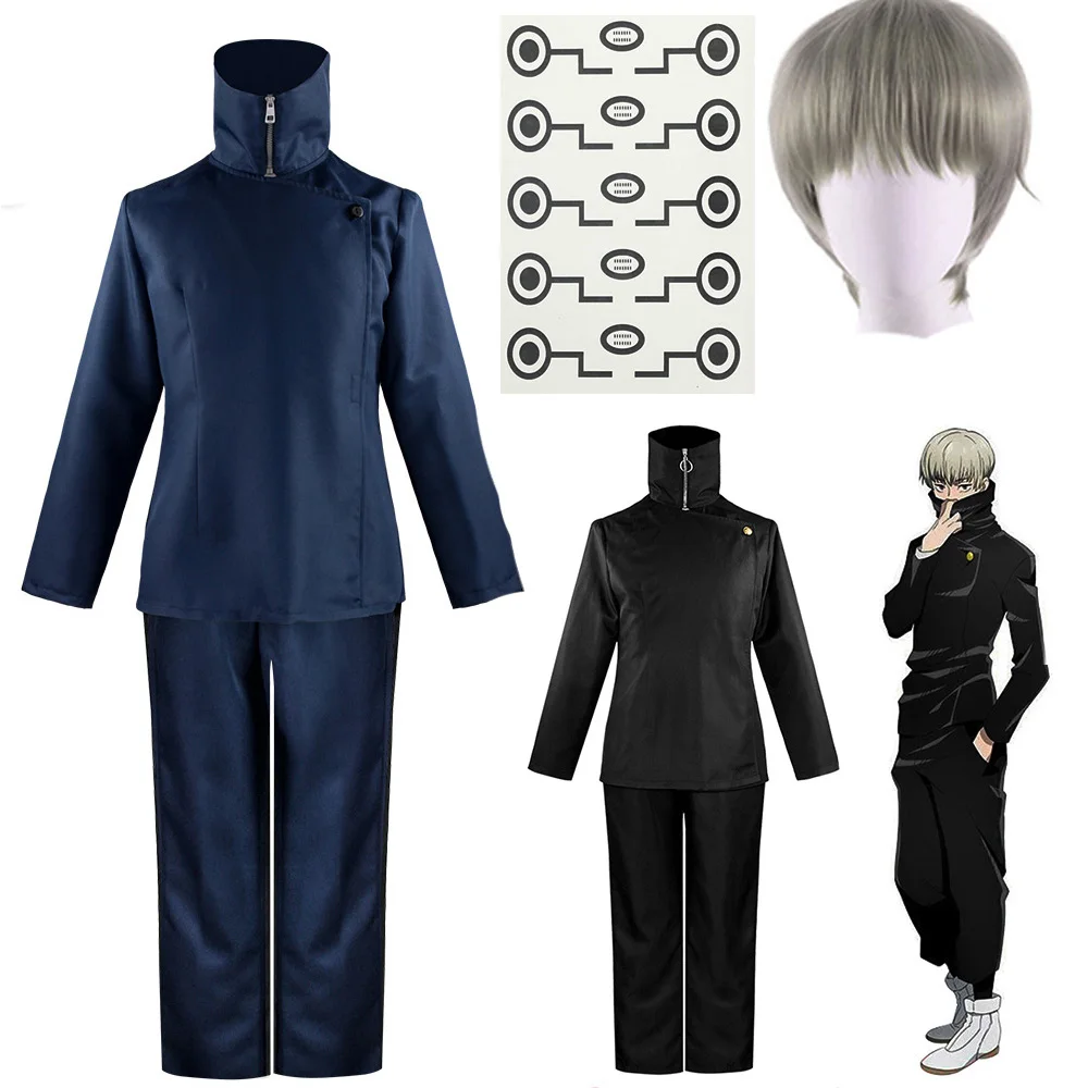 Anime Toge Inumaki Cosplay Costume Wig Top Pants Halloween Party School Uniform Jujutsu Kaisen Tatoo
Anime Toge Inumaki Cosplay Costume Wig Top Pants Halloween Party School Uniform Jujutsu Kaisen Tatoo