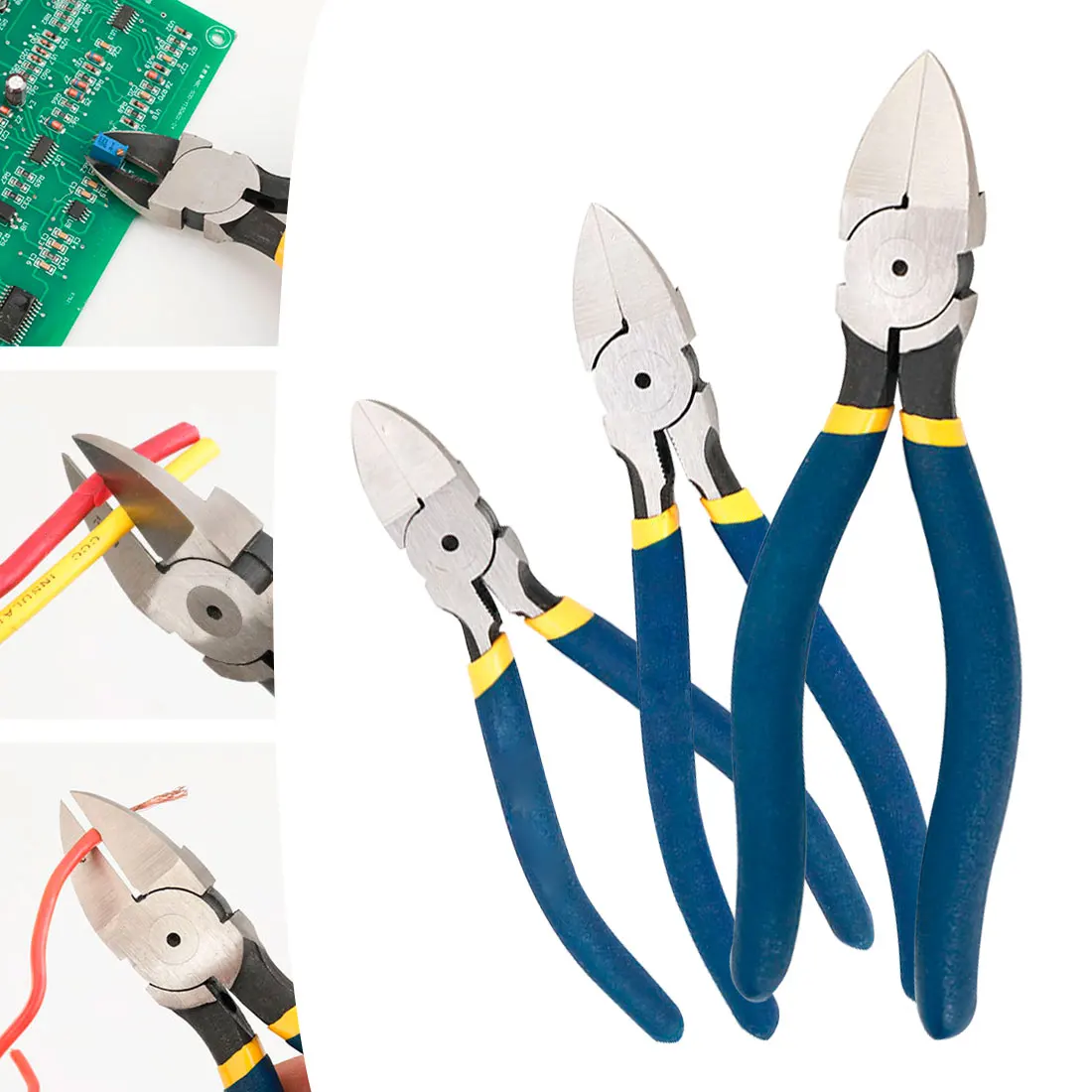 Diagonal Cutting Pliers 5 6 8 Inch Wire Stripping Tool Side Cutter Cable Burrs Nipper Electricians DIY Repair Hand Tools
Diagonal Cutting Pliers 5 6 8 Inch Wire Stripping Tool Side Cutter Cable Burrs Nipper Electricians DIY Repair Hand Tools