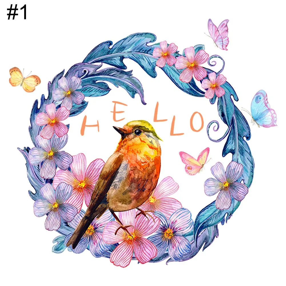 30*30cm Bird Garland Wall Stickers For Walls Tiles Glass Bathrooms Offices Living Room Background Home Decoration
30*30cm Bird Garland Wall Stickers For Walls Tiles Glass Bathrooms Offices Living Room Background Home Decoration