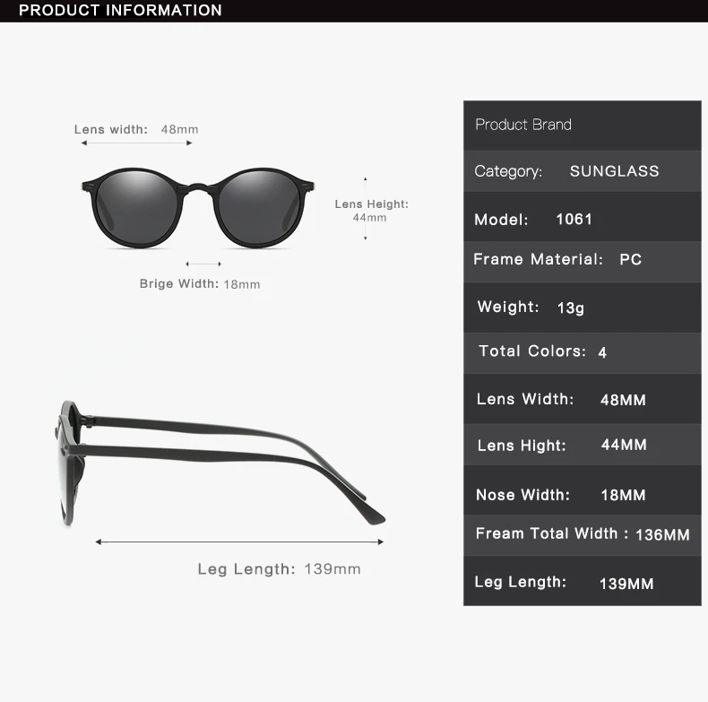2021 Vintage Women Men Polarized Sunglasses Round Retro Rivet Frame Sun Glasses Men Goggle Eyewear UV400 Gafas de sol
2021 Vintage Women Men Polarized Sunglasses Round Retro Rivet Frame Sun Glasses Men Goggle Eyewear UV400 Gafas de sol