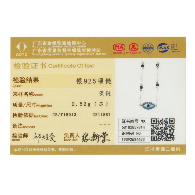 BAMOER Real 925 Sterling Silver Guardian Lucky Eye Blue CZ Chain Pendant Necklaces for Women Sterling Silver Jewelry SCN300
BAMOER Real 925 Sterling Silver Guardian Lucky Eye Blue CZ Chain Pendant Necklaces for Women Sterling Silver Jewelry SCN300