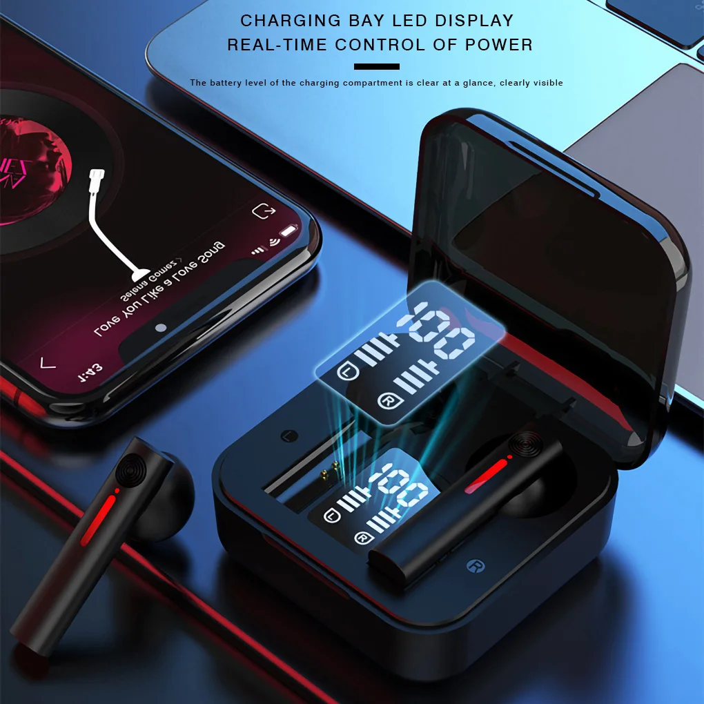 Hot Sale Earbuds Bluetooth compatible5.0 Earphone Charging Stereo Headphone Sports Driving Hand-Free Headset for xiaomi
Hot Sale Earbuds Bluetooth compatible5.0 Earphone Charging Stereo Headphone Sports Driving Hand-Free Headset for xiaomi