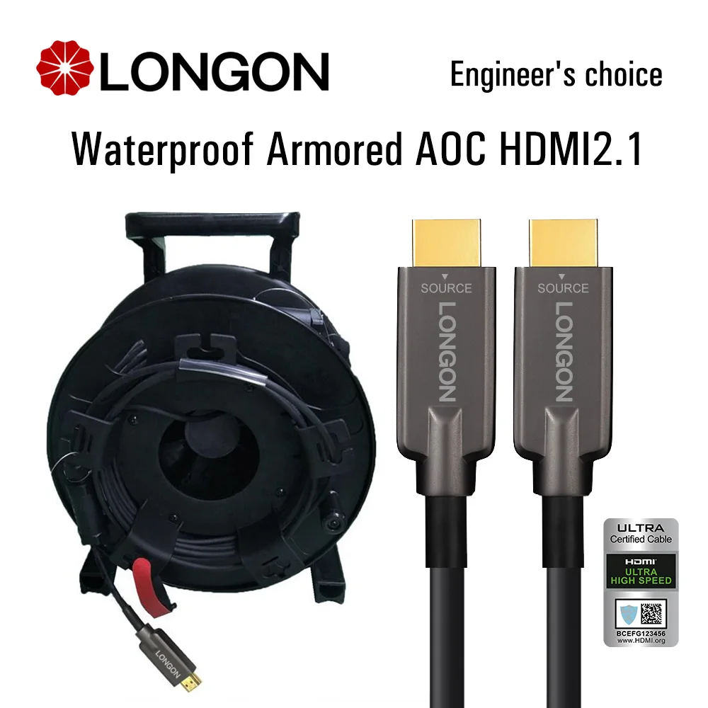 Водонепроницаемый волоконно-оптический кабель LONGON Armor 8K HDMI 2,1 UHS 4K 120 Гц 48 Гбит/с eARC для ТВ проектора PS5 rtx3090 10 м 15 м
Водонепроницаемый волоконно-оптический кабель LONGON Armor 8K HDMI 2,1 UHS 4K 120 Гц 48 Гбит/с eARC для ТВ проектора PS5 rtx3090 10 м 15 м