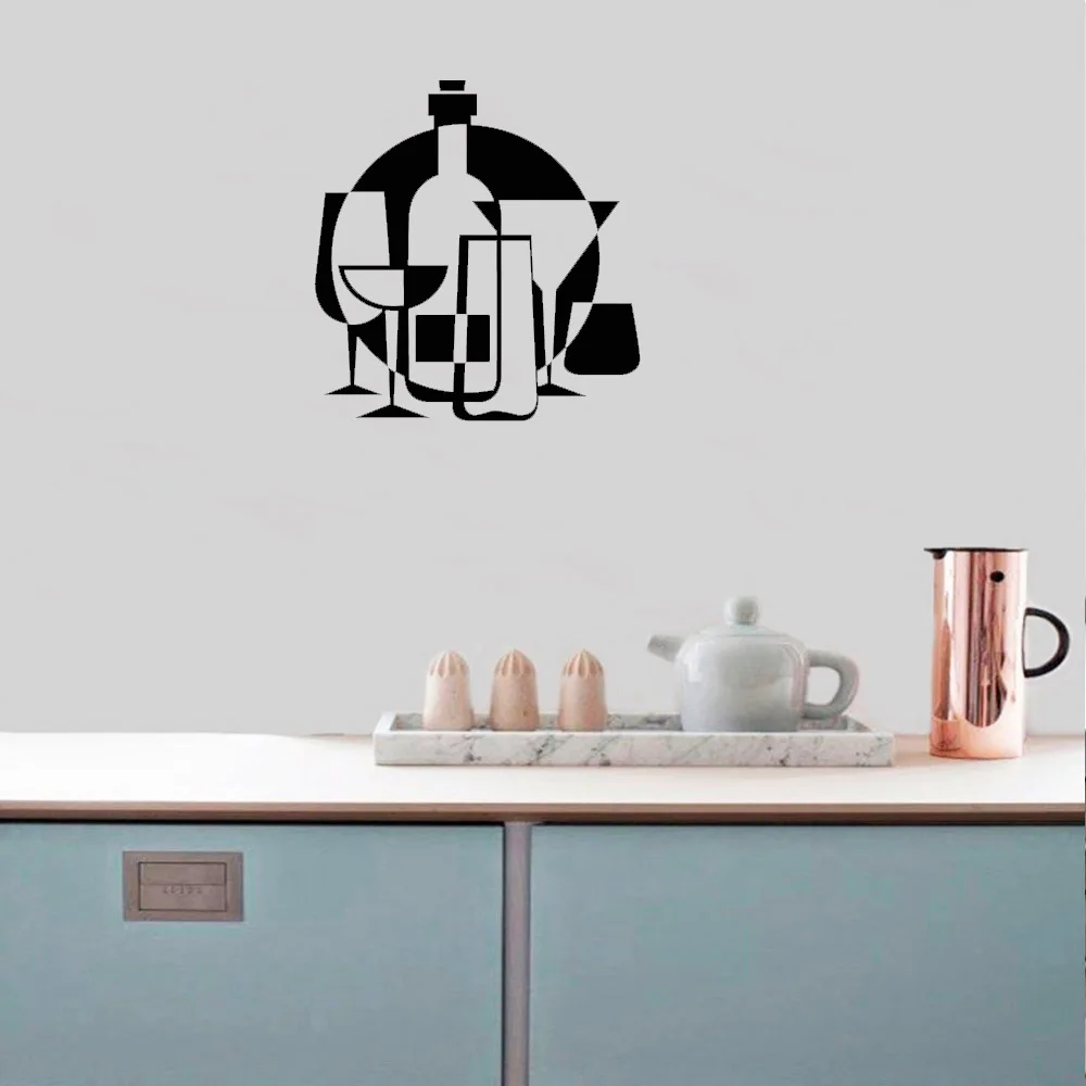 Alcohol Drink Bar Wine Glass Bottle Kitchen Decor Stickers Mural Vinyl Wall Decal ov591
Alcohol Drink Bar Wine Glass Bottle Kitchen Decor Stickers Mural Vinyl Wall Decal ov591