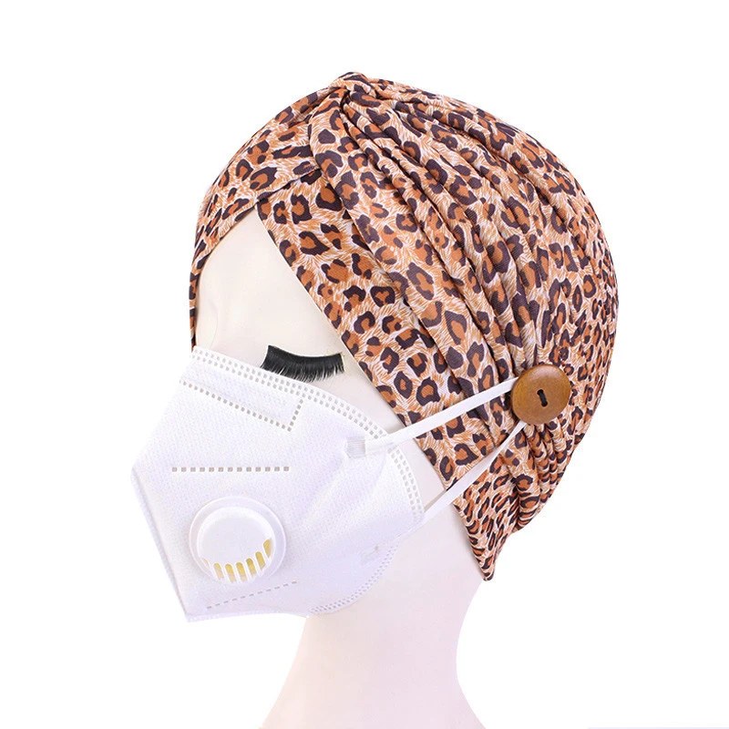 2020 New Female headscarf bonnet india hat Button headband turban caps Women anti-tight ears Turban mouth mask accessories
2020 New Female headscarf bonnet india hat Button headband turban caps Women anti-tight ears Turban mouth mask accessories