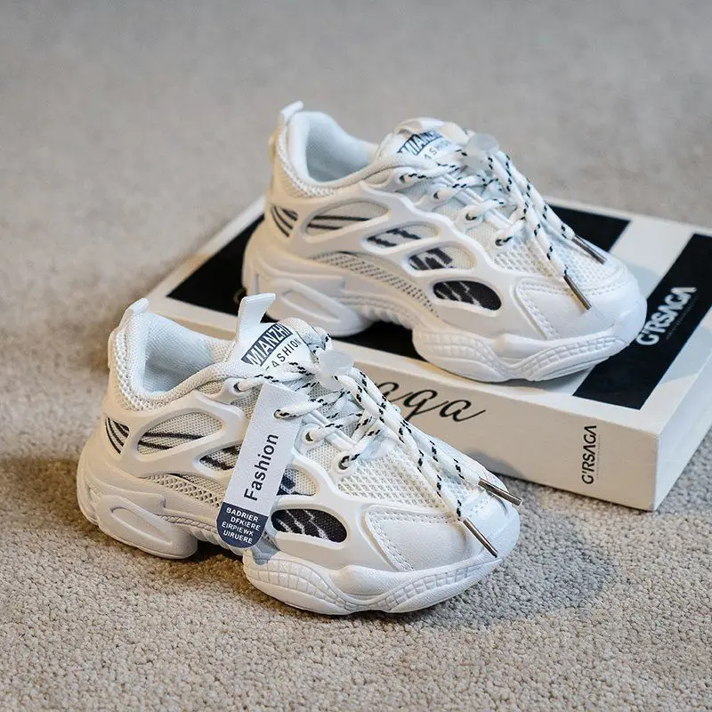 Size 26-37 Children Damping Casual Sneakers Boys Wear-resistant Sneakers Girls Lightweight Shoes Baby Shoes with Breathable
Size 26-37 Children Damping Casual Sneakers Boys Wear-resistant Sneakers Girls Lightweight Shoes Baby Shoes with Breathable