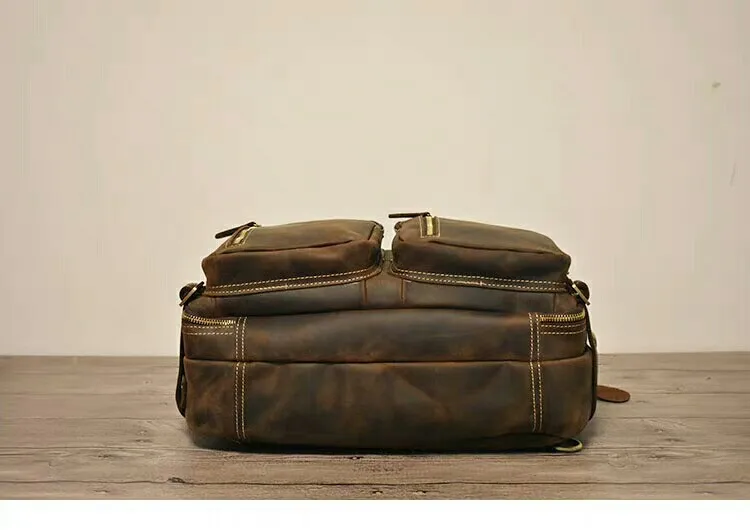 100% Genuine Leather men's handbags business computer bags large capacity shoulder bags retro classic backpack
100% Genuine Leather men's handbags business computer bags large capacity shoulder bags retro classic backpack