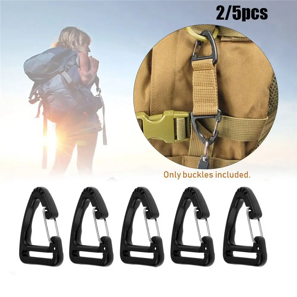 Plastic Alloy Outdoor Tool Backpack Accessories Triangle Carabiner Keychain Belt Buckles Spring Quickdraws Clip Hooks
Plastic Alloy Outdoor Tool Backpack Accessories Triangle Carabiner Keychain Belt Buckles Spring Quickdraws Clip Hooks