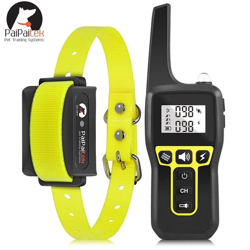 Dog Shock Collar Remote Training Collar for Dog,1100Yd Range Beep Vibration Shock 3 Work Mode Rechargeable Waterproof Receiver
Dog Shock Collar Remote Training Collar for Dog,1100Yd Range Beep Vibration Shock 3 Work Mode Rechargeable Waterproof Receiver