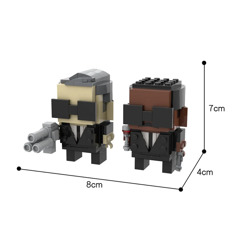 Moc Figure Brickheadz Men-Blacking Building Blocks Bricks Collection Toys Model Creative Series Toys for Children Kids Diy
Moc Figure Brickheadz Men-Blacking Building Blocks Bricks Collection Toys Model Creative Series Toys for Children Kids Diy