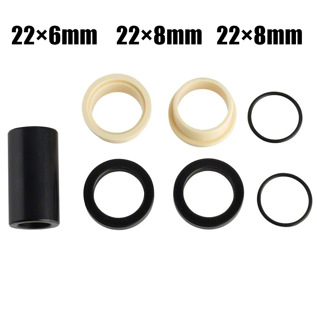 Bike Bushing Washer Self-lubricating Rubber Kit Universal 22*6/8/10mm Rustproof Rear Shock Absorption Absorber Accessory
Bike Bushing Washer Self-lubricating Rubber Kit Universal 22*6/8/10mm Rustproof Rear Shock Absorption Absorber Accessory