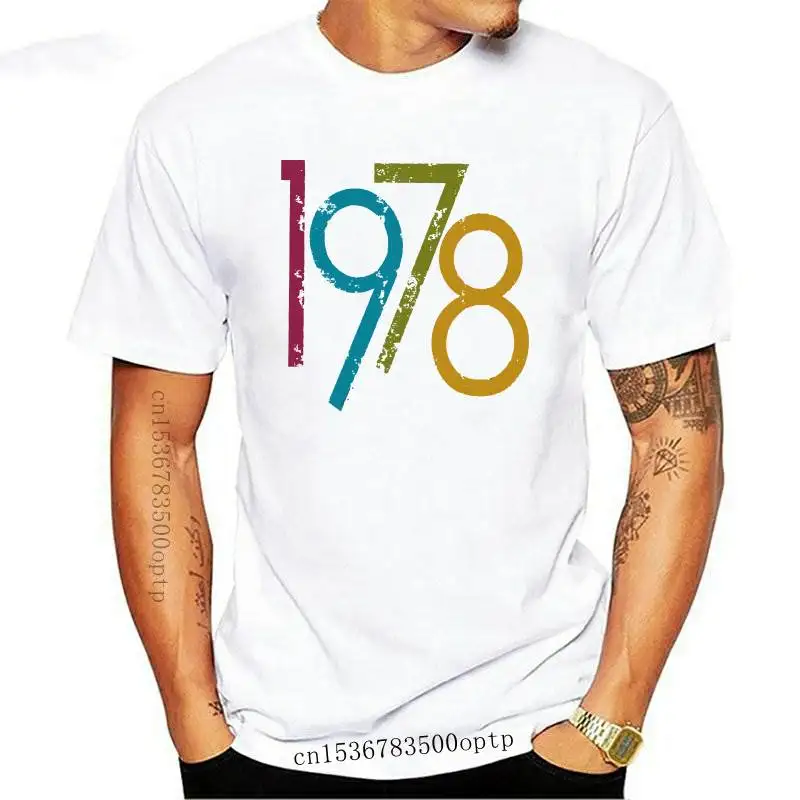 Colorful Vintage 1978 T Shirt For Men Pure Cotton Urban 42 Years Old T-shirt Short Sleeve 42nd Birthday Gift Tee Tops Harajuku
Colorful Vintage 1978 T Shirt For Men Pure Cotton Urban 42 Years Old T-shirt Short Sleeve 42nd Birthday Gift Tee Tops Harajuku