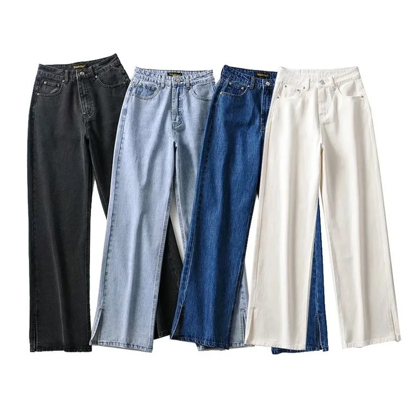 Denim Pants Women KALENMONS High Waist Jeans Split Autumn Winter Trousers Korean Japan Vintage Work Mom Jeans Women Vintage
Denim Pants Women KALENMONS High Waist Jeans Split Autumn Winter Trousers Korean Japan Vintage Work Mom Jeans Women Vintage