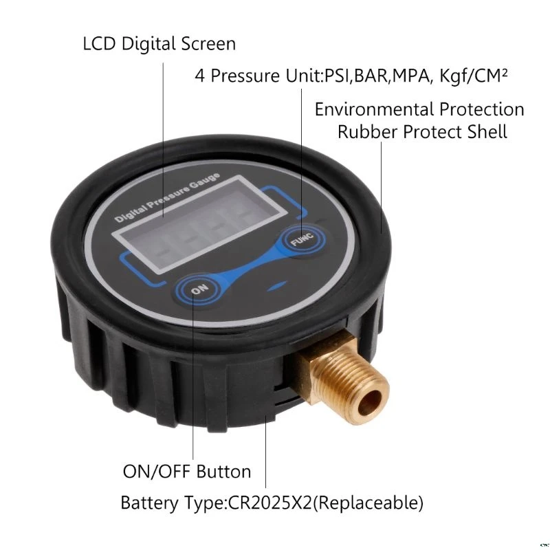 Цифровой манометр для шин измеритель давления в шинах автомобиля мотоцикла