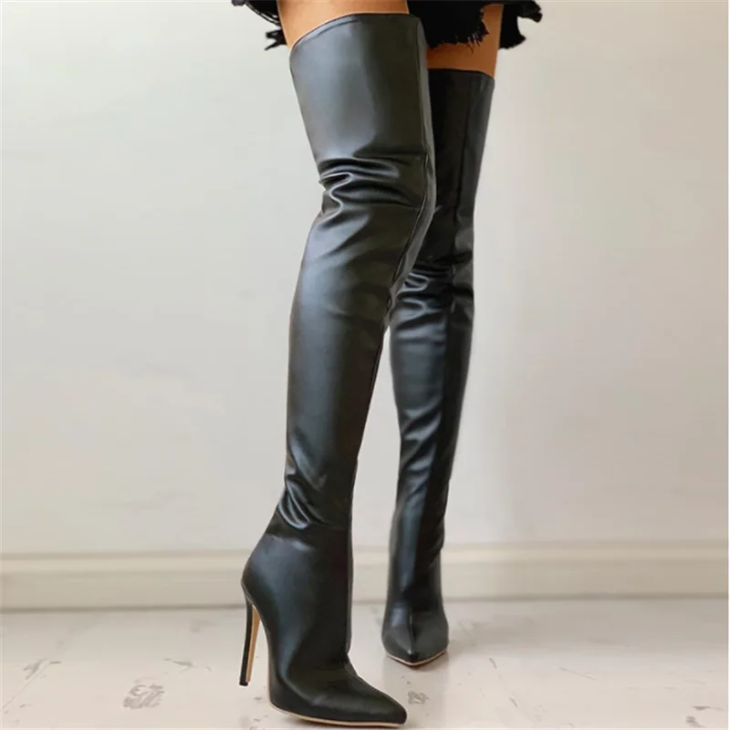 Sexy women's boots genuine over-the-knee boots 11CM high heels ladies thigh high boots spring leather boots women's shoes 34-43
Sexy women's boots genuine over-the-knee boots 11CM high heels ladies thigh high boots spring leather boots women's shoes 34-43