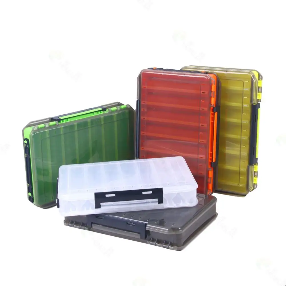 Lure Bait Storage Box Double-sided 14 Grid Fishing Gear Accessories Multifunctional Beads Earrings Necklace Storage Containers
Lure Bait Storage Box Double-sided 14 Grid Fishing Gear Accessories Multifunctional Beads Earrings Necklace Storage Containers