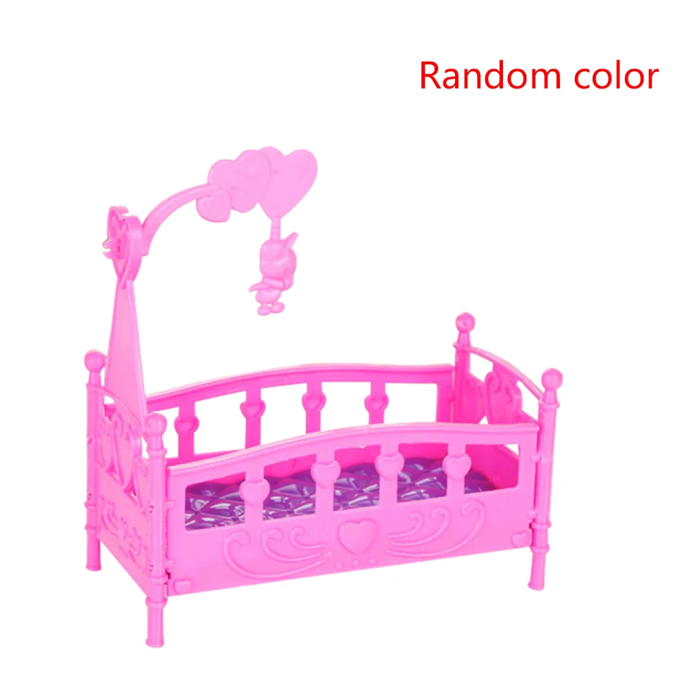 Hot Sale 1PC Mini Cradle Bed Doll House Toy Furniture Dollhouse Accessories Plastic Miniature Girls Toy Random Color
Hot Sale 1PC Mini Cradle Bed Doll House Toy Furniture Dollhouse Accessories Plastic Miniature Girls Toy Random Color