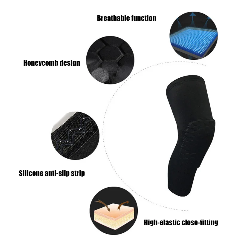1 Pair Crashproof Knee Pads Honeycomb Breathable Anti-Collision Sports Protective Gear Volleyball Basketball Climbing Cycling M2
1 Pair Crashproof Knee Pads Honeycomb Breathable Anti-Collision Sports Protective Gear Volleyball Basketball Climbing Cycling M2