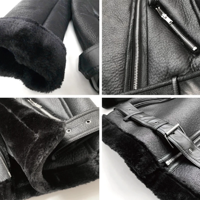 2021 Winter Coats Women Thick Faux Leather Fur Sheepskin Coat Female Fur Leather Jacket Aviator Jacket Casaco Feminino
2021 Winter Coats Women Thick Faux Leather Fur Sheepskin Coat Female Fur Leather Jacket Aviator Jacket Casaco Feminino