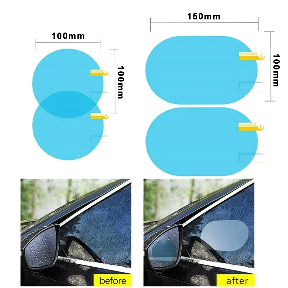 4pcs Car Rearview Mirror Film Anti Fog Rainproof Waterproof Protector Rear Mirror Sticker Automobile Accessories
4pcs Car Rearview Mirror Film Anti Fog Rainproof Waterproof Protector Rear Mirror Sticker Automobile Accessories