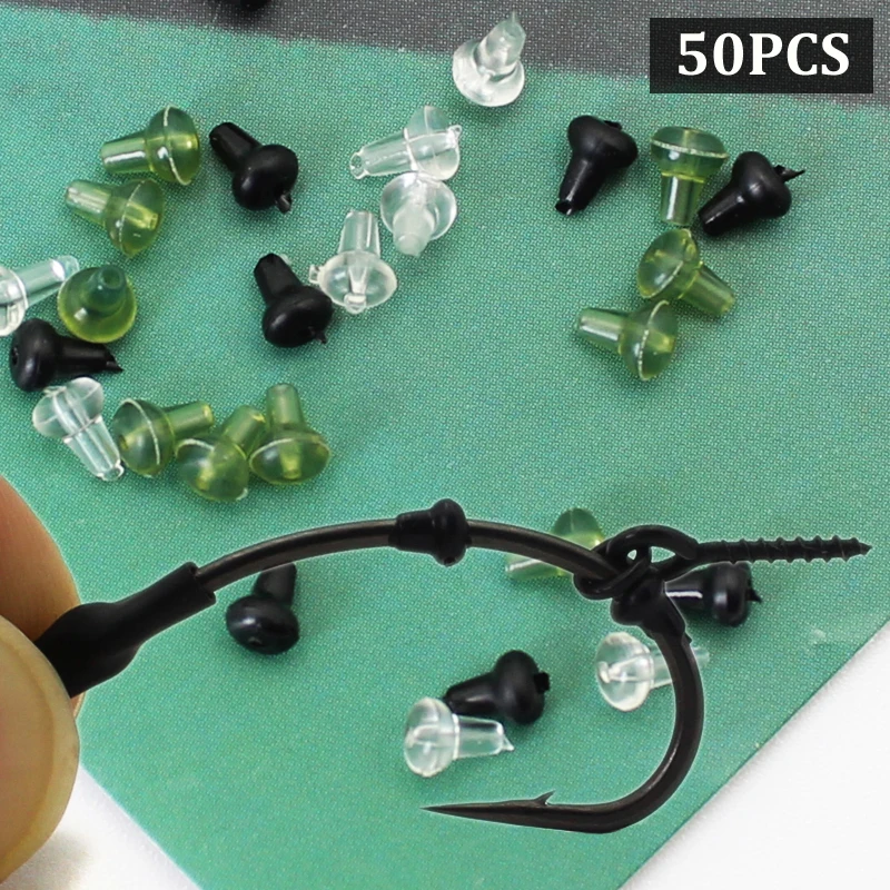 50PCS Carp Fishing Accessories Hook Stop Bead Stoper Carp Chod Heli Rig Rubber Beads for Hooks Stopper Fishing Tackle Tool Pesca
50PCS Carp Fishing Accessories Hook Stop Bead Stoper Carp Chod Heli Rig Rubber Beads for Hooks Stopper Fishing Tackle Tool Pesca