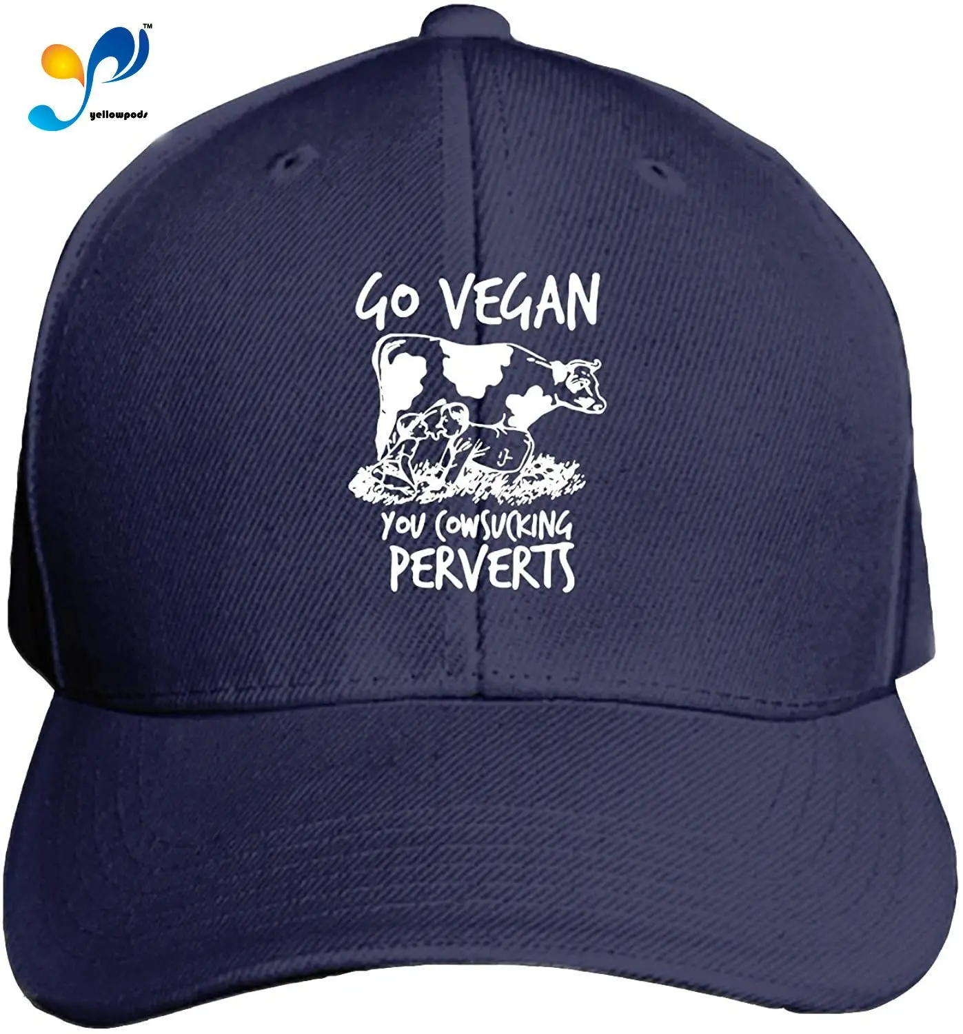 Go Vegan You Cowsucking Perverts Printed Sandwich Baseball Cap For Unisex Adjustable Hat
Go Vegan You Cowsucking Perverts Printed Sandwich Baseball Cap For Unisex Adjustable Hat