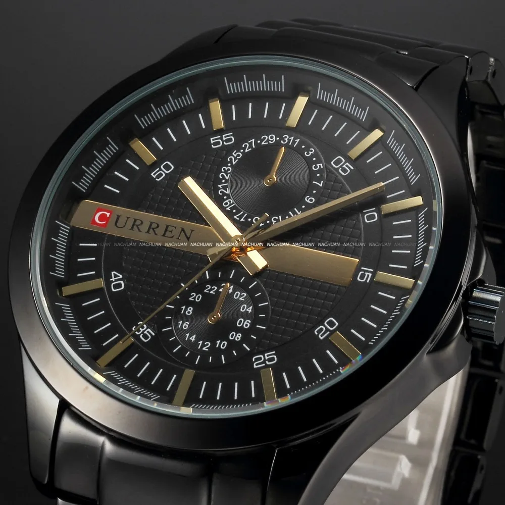 HOT CURREN Men Full Steel Business Watch Men Luxury Brand Sport Watches Analog Display Men Quartz Watch Wristwatch relogio
HOT CURREN Men Full Steel Business Watch Men Luxury Brand Sport Watches Analog Display Men Quartz Watch Wristwatch relogio