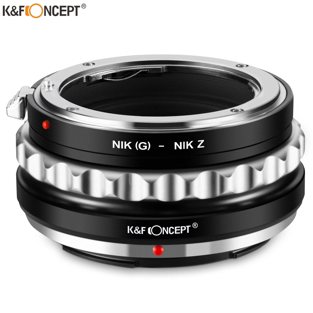 K & F Concept адаптер для крепления объектива Nikon G/F/AI/AIS/D/AF S Z Mount Z6 Z7 беззеркальных