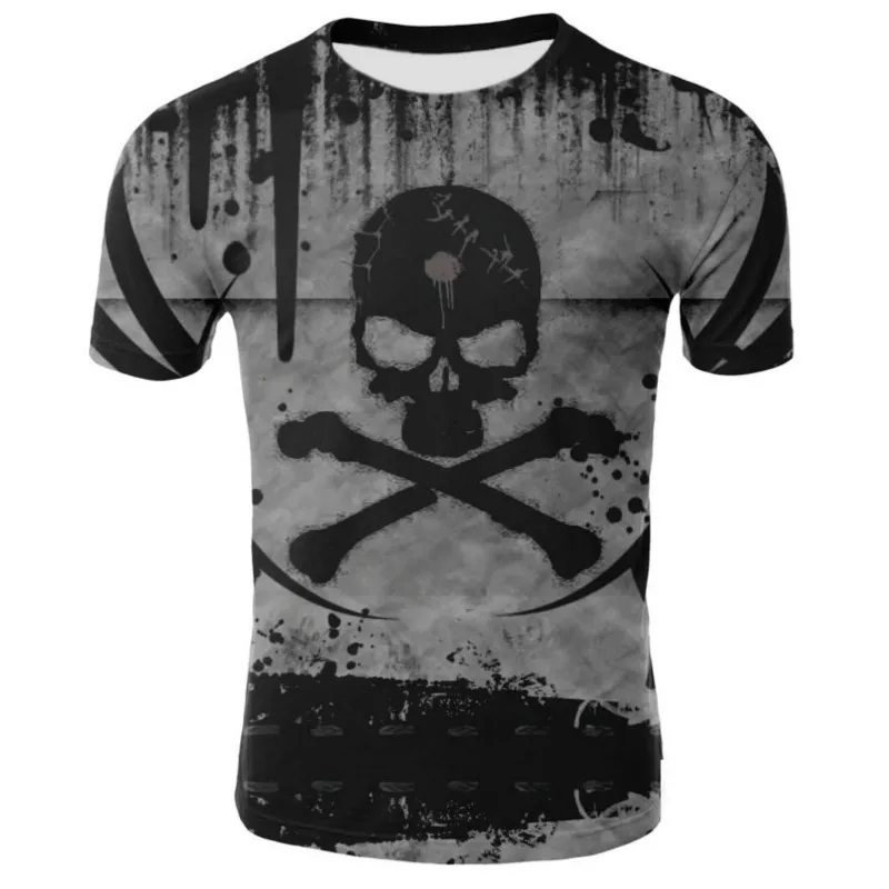 Men's T-shirt 3D skull print fashion casual short-sleeved cool summer T-shirt 2021 new special hot sale
Men's T-shirt 3D skull print fashion casual short-sleeved cool summer T-shirt 2021 new special hot sale
