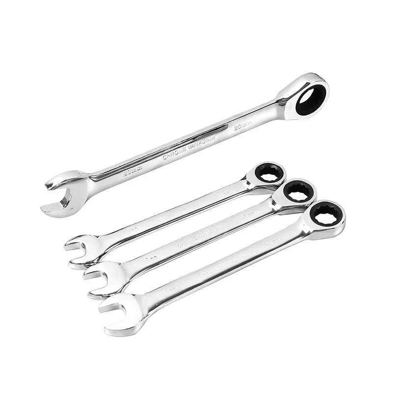 High Quality CR-V Ratchet Wrench Dual-use Open End Wrenches Automatic Wrench Set Hardware Tool Repair Tools
High Quality CR-V Ratchet Wrench Dual-use Open End Wrenches Automatic Wrench Set Hardware Tool Repair Tools