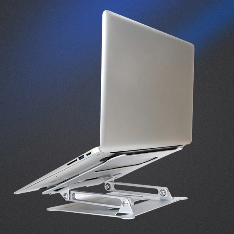 Aluminum Laptop Stand, Ergonomic Adjustable Notebook Stand, Riser Holder Computer Stand Compatible with MacBook Air Pro,
Aluminum Laptop Stand, Ergonomic Adjustable Notebook Stand, Riser Holder Computer Stand Compatible with MacBook Air Pro,