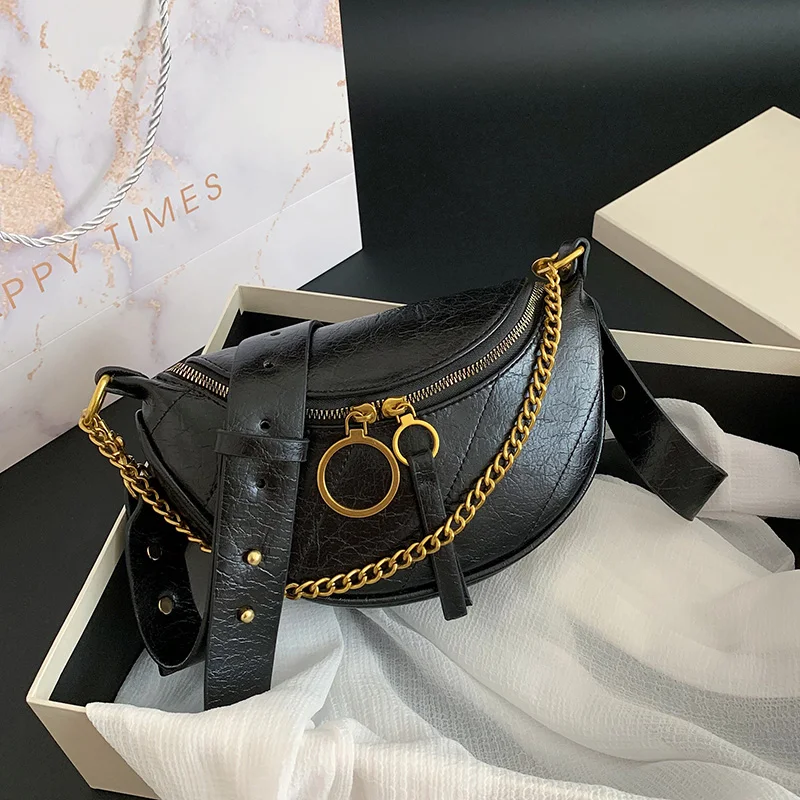 Simple Messenger Bags For Women Hobos Wide Straps Chains Crossbody Bags 2020 Chic Design Chest PU Leather Handbag And Purses
Simple Messenger Bags For Women Hobos Wide Straps Chains Crossbody Bags 2020 Chic Design Chest PU Leather Handbag And Purses