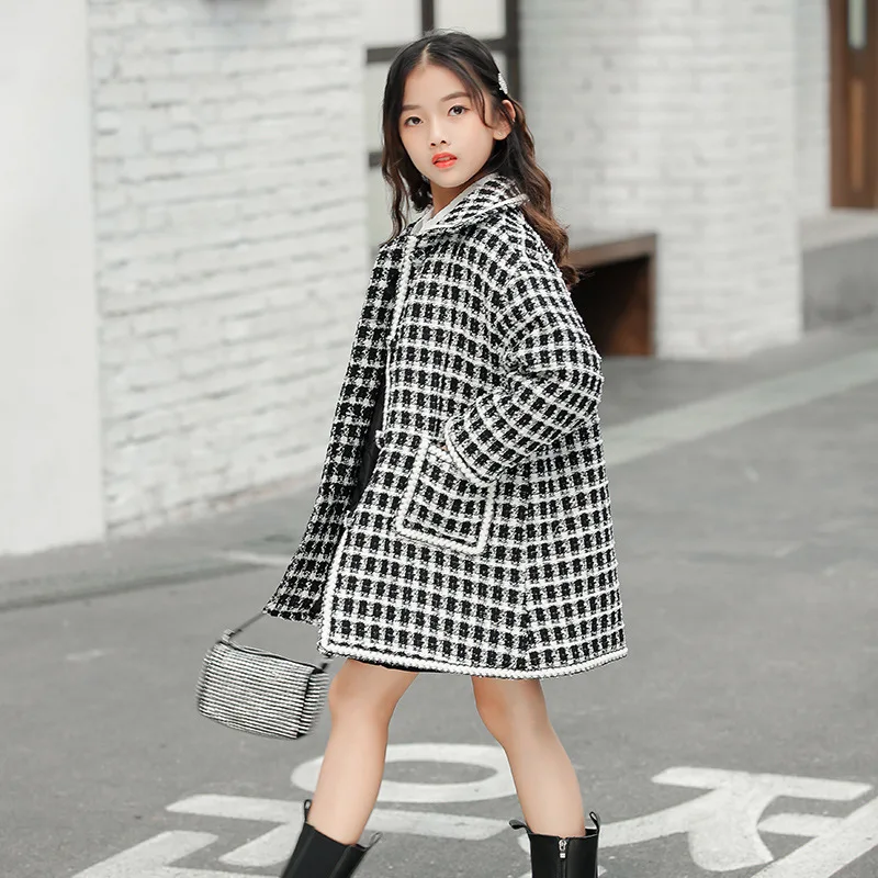 Girls Baby's Woolen Coat Jacket Outwear 2021 Houndstooth Thicken Winter Warm Formal Sport Teenagers Cotton Children's Clothing
Girls Baby's Woolen Coat Jacket Outwear 2021 Houndstooth Thicken Winter Warm Formal Sport Teenagers Cotton Children's Clothing
