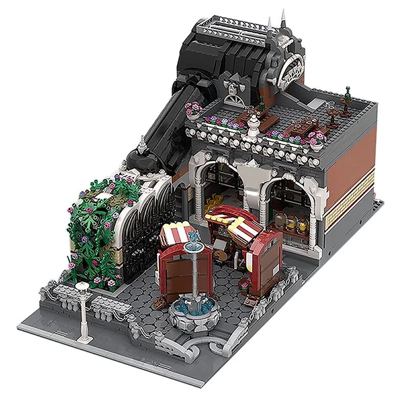 MOC City Street House Railway Plaza DIY Expert Railroad Tower Building Blocks Market Square Toys Childrens Friedns Gifts
MOC City Street House Railway Plaza DIY Expert Railroad Tower Building Blocks Market Square Toys Childrens Friedns Gifts