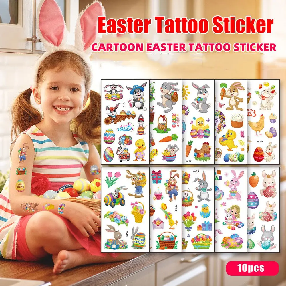 Personal Decoration Water Transfer Printing Party Accessories Bunny Rabbit Egg Body Stickers Easter Tattoo Sticker
Personal Decoration Water Transfer Printing Party Accessories Bunny Rabbit Egg Body Stickers Easter Tattoo Sticker