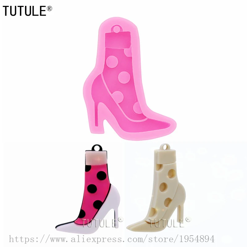 New High heel silicone mold, shoe earring mould, jewelry high heel molds, fondant polymer cake clay keychain necklace mold
New High heel silicone mold, shoe earring mould, jewelry high heel molds, fondant polymer cake clay keychain necklace mold